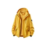 Кленовый лист Желтый с флисовой подкладкой