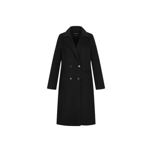 URBAN REVIVO Черное Женское Пальто