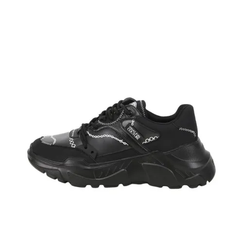 VERSACE JEANS COUTURE Speedtrack Low Топ Повседневный Мужской Черный