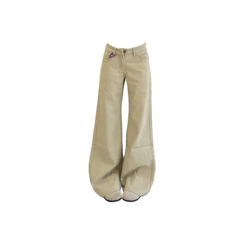 HELEH Хаки Женские Джинсы