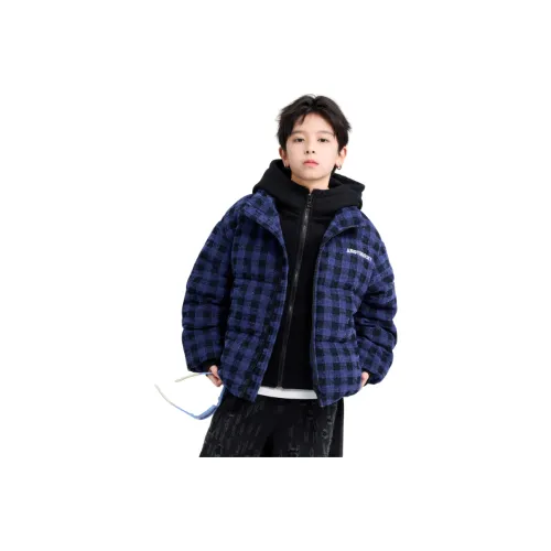 AIXINA Синяя клетка Школьный возраст Пуховики