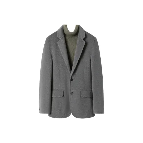 FAKE UINTAGE Серый Унисекс Пальто