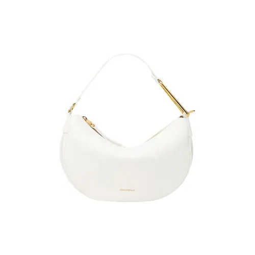 COCCINELLE Сумка через плечо из коровьей кожи маленькая сумка через плечо женский кокосово-молочный белый