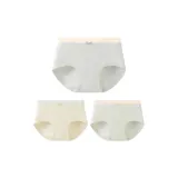 [Тип A Малыш Хлопок Кожа-Дружественный 3 Упаковки] Пух Серый + Светлый + Звезда Коричневый (7A Класс 100% Хлопок Антибактериальный)