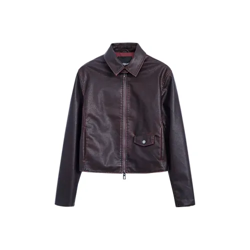 Desigual Кожа Куртка Женская