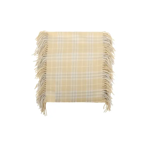 Burberry Вязаные шарфы Женские Бежевый