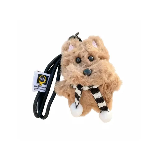 LISHA Круглый Глаз Очаровательный Шарф Вест-хайленд Украшение Плюшевый Брелок 15 см Длина Тела