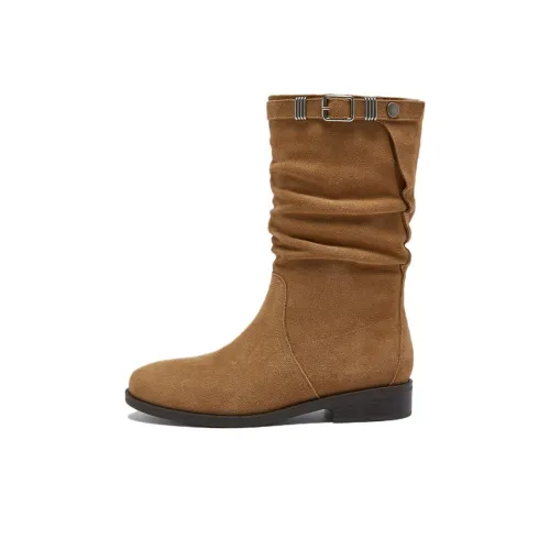 BASTO Женские высокие сапоги на каблуке 3 см