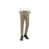 Светло-коричневые штаны с флисовой подкладкой