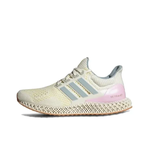 Adidas ULT Slip-Resistant Дышащий Легкий Низкий Топ Беговые Кроссовки Унисекс Бежевый Серебряный