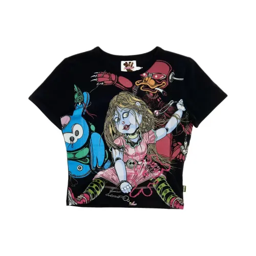 MARC JACOBS Черные Женские Футболки