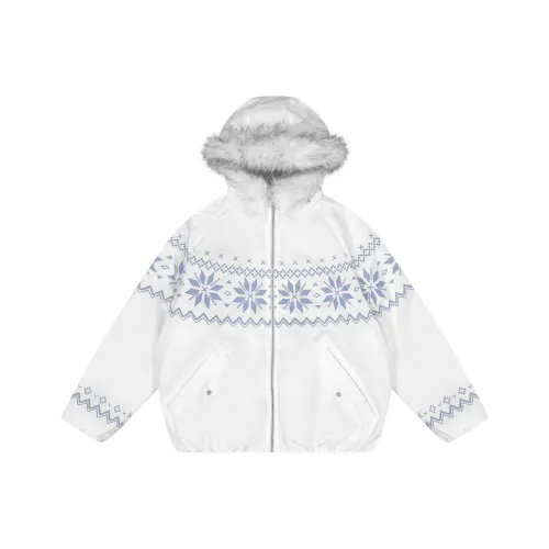 XIAOLIZI Белый Унисекс Пуховики