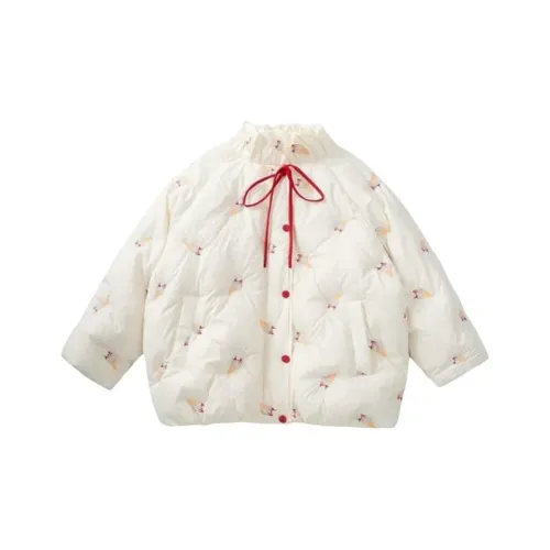 TIBINB Экрю Женские пуховики