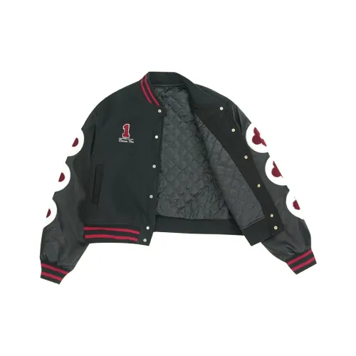 CHOSEN1 CH Бейсбольная куртка Унисекс Цветовая схема красного вина