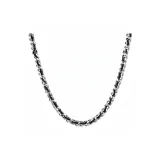 Обернутый черный ожерелье 50+5 см