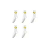 [5 пар] Белый