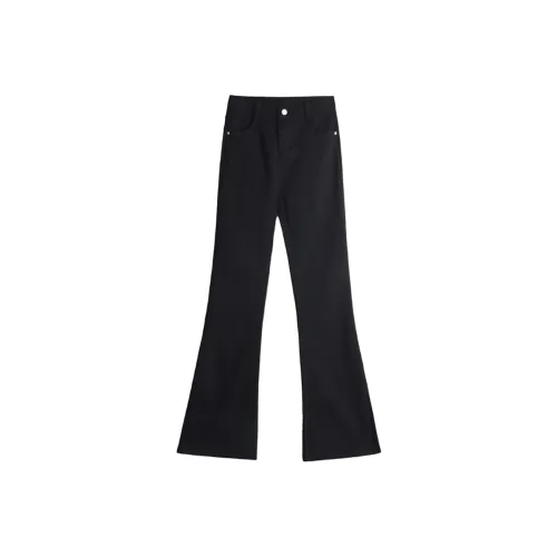 FAVMARTHA Черные Брюки Женские Леггинсы