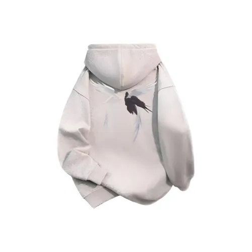 GOYN Белый Серый Школьные Свитшоты