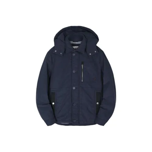 MCS Темно-синий Синий Мужской Пуховик (Пуховые куртки)