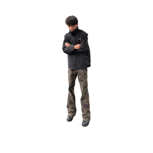 DAFK Камуфляж Полу-Эластичный Пояс Мужские Джинсы