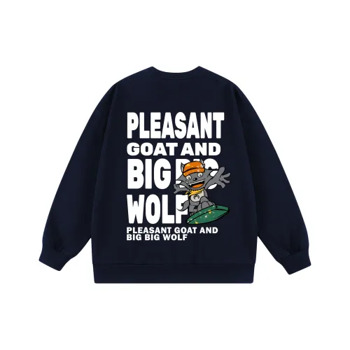 Свитшот Pleasant Goat and Big Big Wolf унисекс
