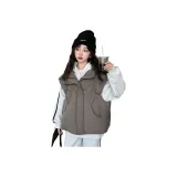 Пуховые жилеты серого цвета