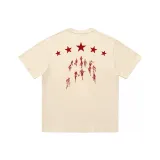 Абрикосовый топ с короткими рукавами