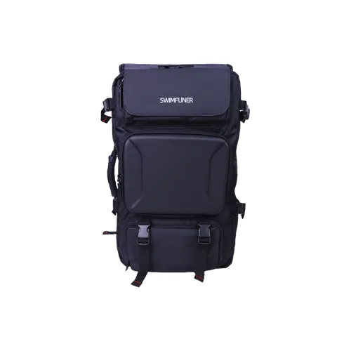 SWIMFUNER 26L Портативный Путешественный Рюкзак Бизнес Рюкзак На открытом воздухе Сумка Водонепроницаемый Полиэстер Черный Унисекс