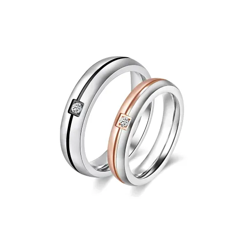 ACROWM Кольца из титана и стали унисекс