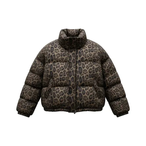 FLIM Леопардовый принт Женские пуховики