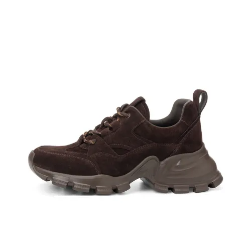 Rosa Bianca Высота Увеличивающие Дышащие Низкие Топ Кроссовки с Толстой Подошвой Женские