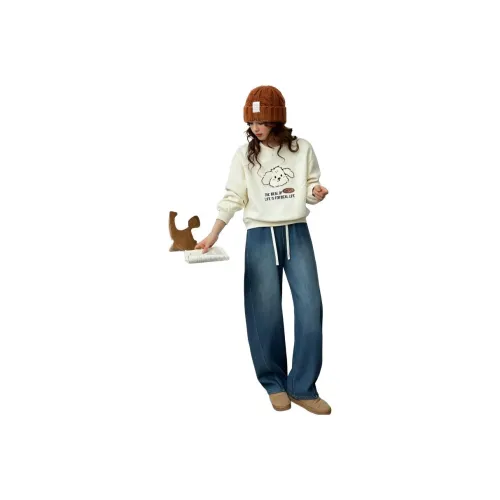 MILING Джинсовый синий Женские джинсы