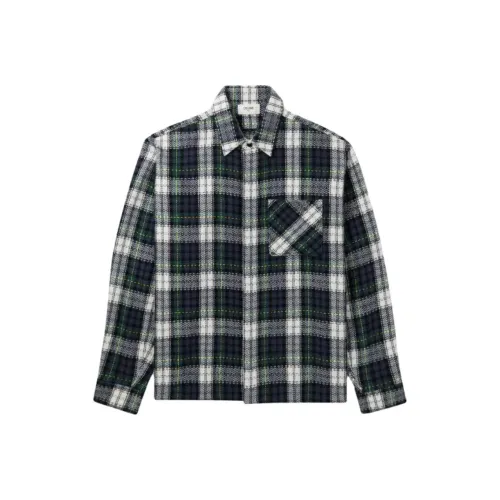 Celine Бирюзовый Мужской Рубашки