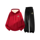 Красный (Логотип истории Bonfire на груди) + Черный (Логотип истории Bonfire на штанах)