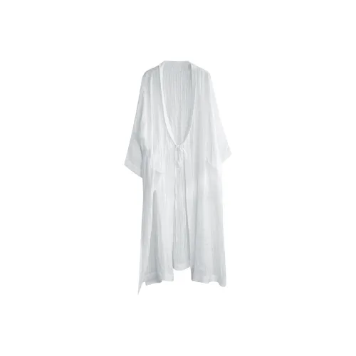 Meesu Белое пальто для фитнеса для женщин