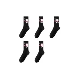 [5 пар] Черный