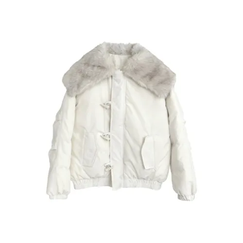 Aghr Экрю Женские пуховики