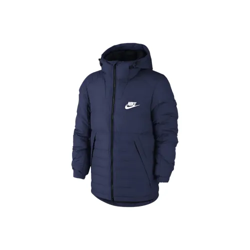 Nike Синий Мужской Пуховик