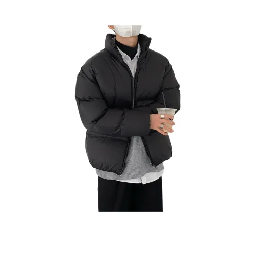 DIYAQI Черный Унисекс Пуховики