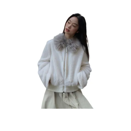 Langqing Velvet Feel Пальто Женское