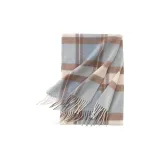 Далекий Небесный Лазурь Бежевый Клетка