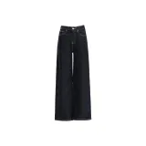 Темно-синие штаны с толстым флисом