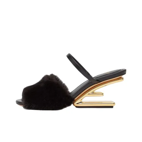 Fendi First Слипоны Женские Черные