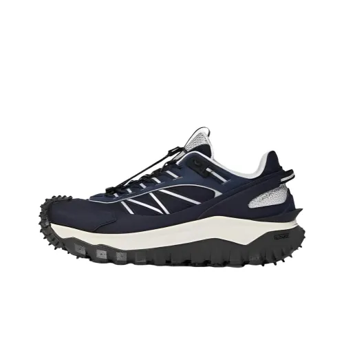 Moncler Trailgrip Low Топ Повседневная обувь Мужская Темно-синяя