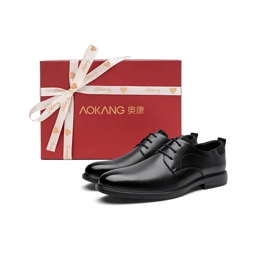 AOKANG Elegant Fashion Apparel Collection Все Сезон Яппи Свадебная обувь Деловой формальный обувь Мужская