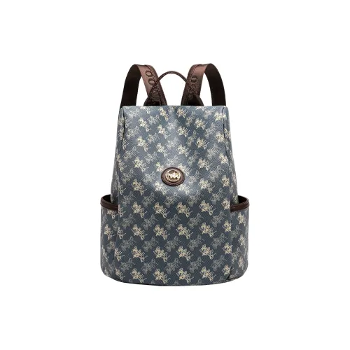 TTaG．baG Рюкзак из ПВХ (поливинилхлорид) Женские Синий