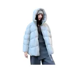 Синий (90% белый утиный пух)