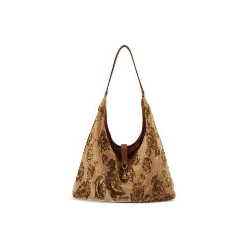 JACD CHONGQING THREE Gorges Museum Коллаборация Велюр Тоут Сумка Сумка через плечо Женская