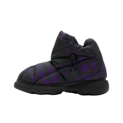 Ботильоны Burberry Мужские Черные Фиолетовые