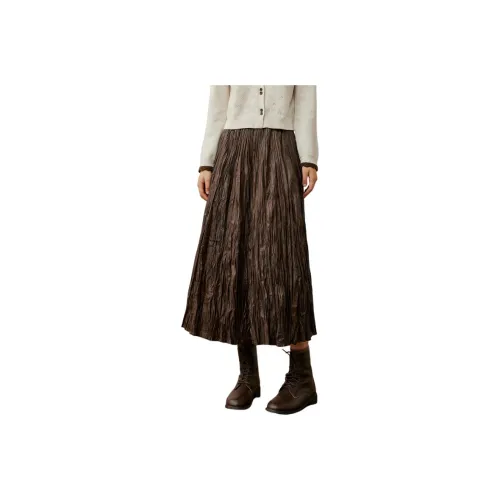 ZIHAN Повседневный Длинный Юбка Женские